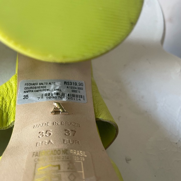 Women's Lime Green Mules - Picture 15 of 16